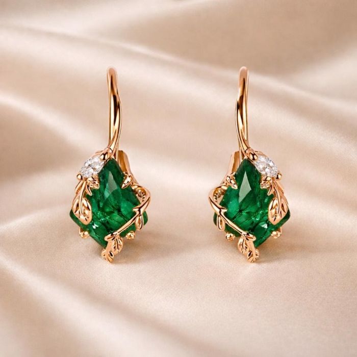 Picture of Emerald Drop Earrings