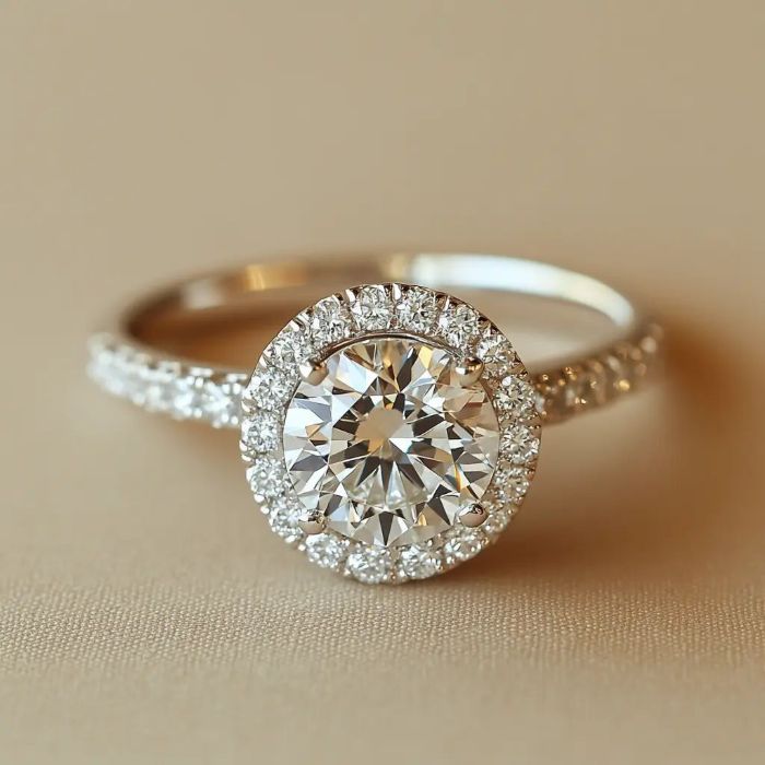 Picture of Halo Diamond Ring