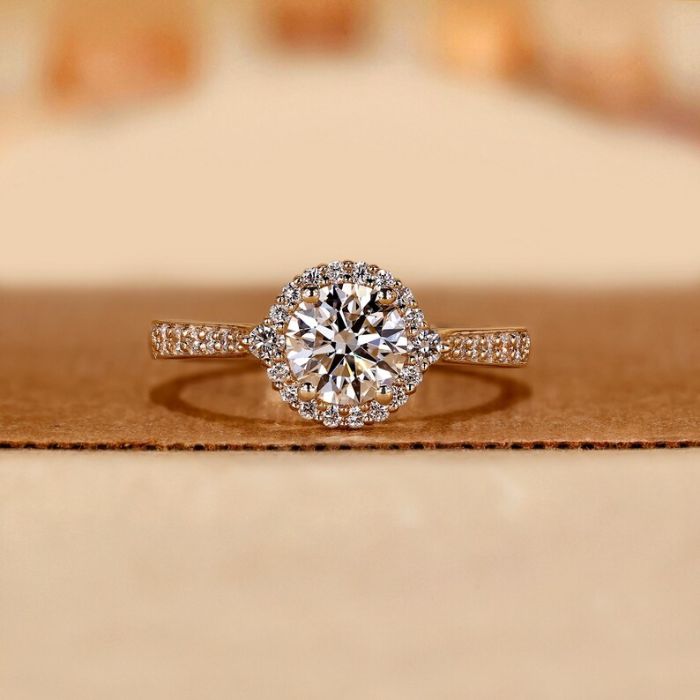 Picture of Halo Diamond Ring