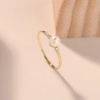 Picture of Gold Pearl and Diamond Ring