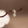 Picture of Pearl Flower Ring with Diamond