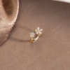 Picture of Pearl Flower Ring with Diamond