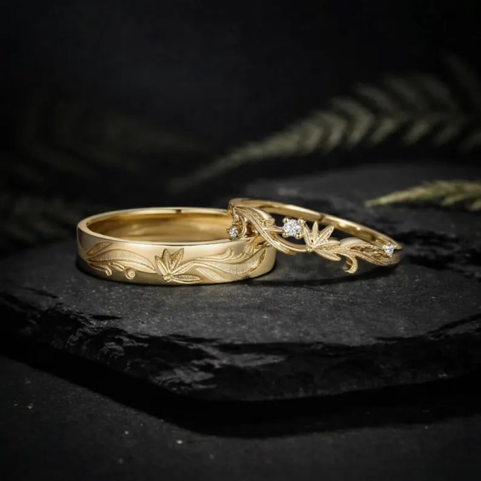 Picture of Blossom Inspired Moissanite Wedding Ring