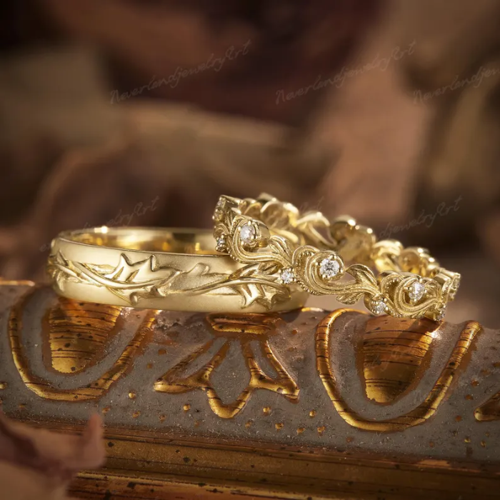 Picture of Blossom Inspired Moissanite Wedding Ring