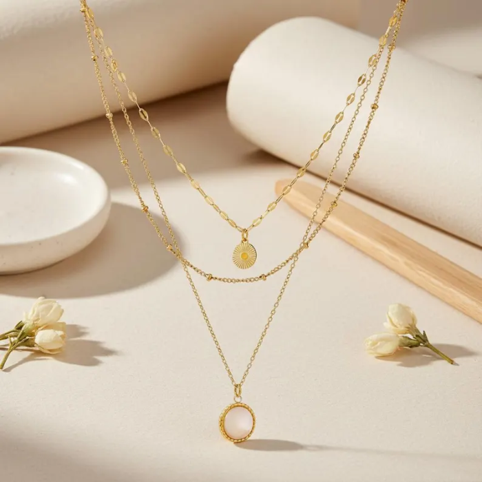Picture of Layered Gold Necklace