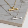 Picture of T Bar pendant necklace