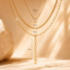 Picture of Gold Layered Y Necklace
