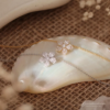 Picture of Dainty Flower Diamond Necklace