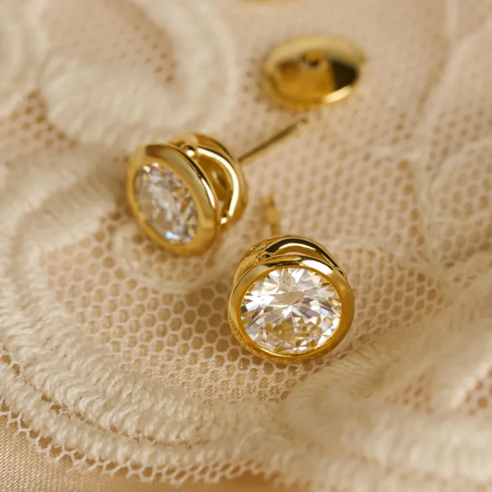 Picture of 2CT Moissanite Stud Earrings