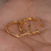 Picture of Twisted Hoop Earrings