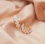 Picture of Chunky Pearl Hoop Fashion Earrings