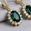 Picture of Emerald Drop Earrings