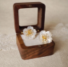 Picture of White Flower Pearl Stud Earrings