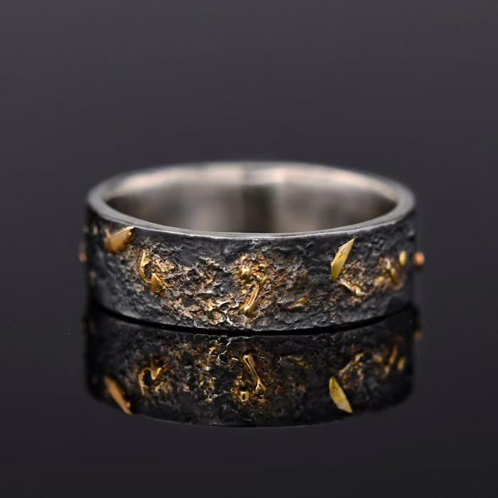 Picture of Metal Oxidized Ring For Man