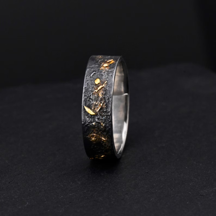 Picture of Metal Oxidized Ring For Man