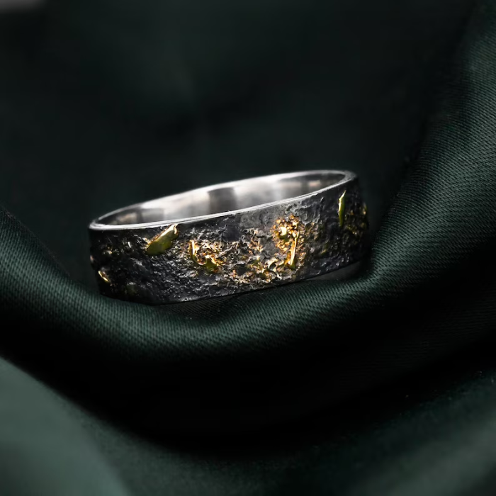 Picture of Metal Oxidized Ring For Man