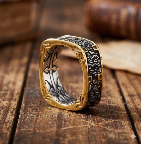 Picture of Nordic Viking Square Ring