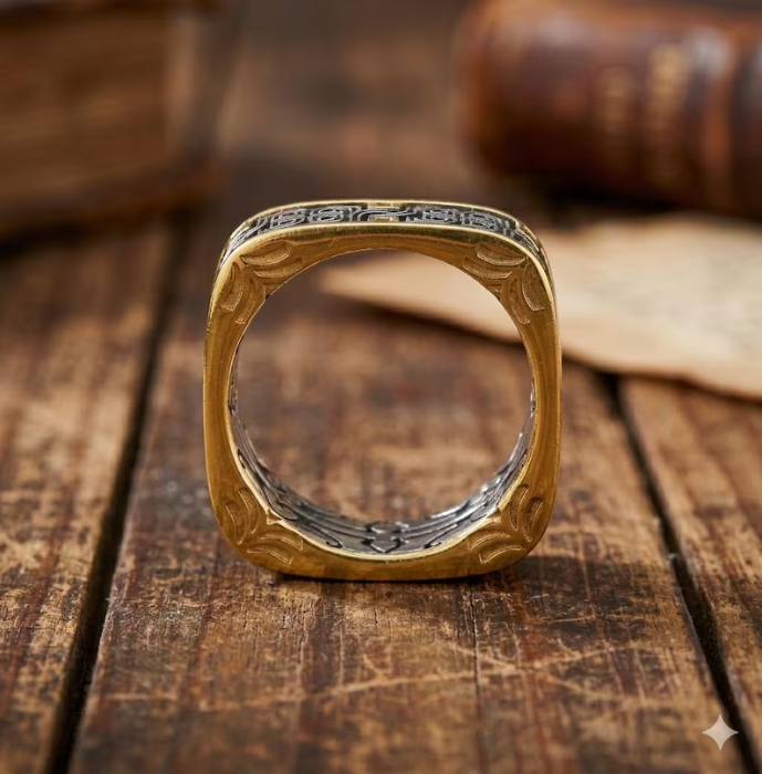 Picture of Nordic Viking Square Ring
