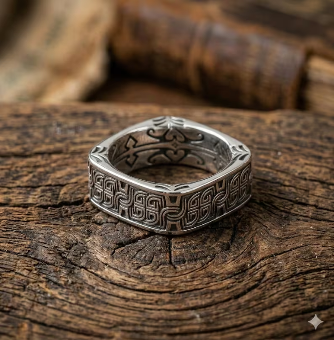 Picture of Nordic Viking Square Ring