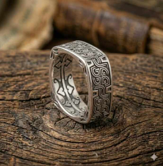 Picture of Nordic Viking Square Ring