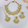 Picture of Gold Plated Kundan Necklace Set