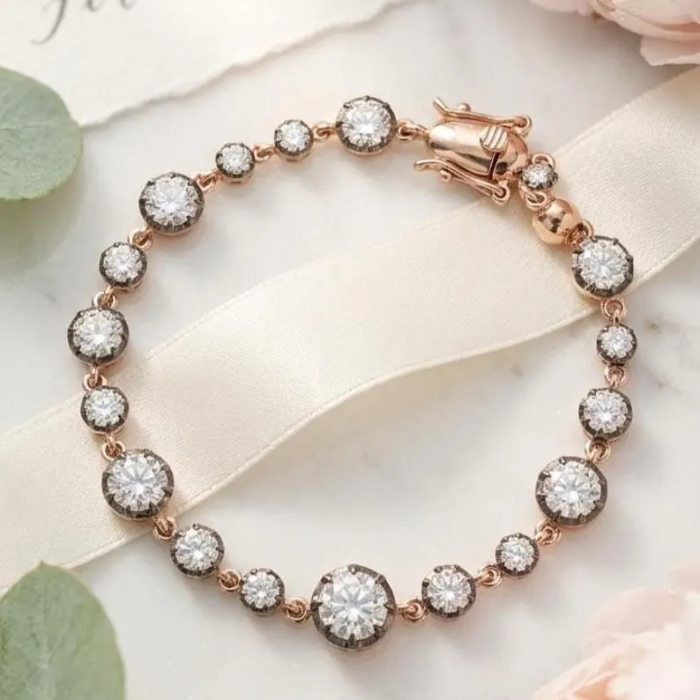 Picture of Georgian Moissanite Tennis Bracelet