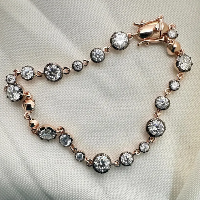 Picture of Georgian Moissanite Tennis Bracelet