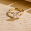 Picture of Princess Cut Solitaire Ring