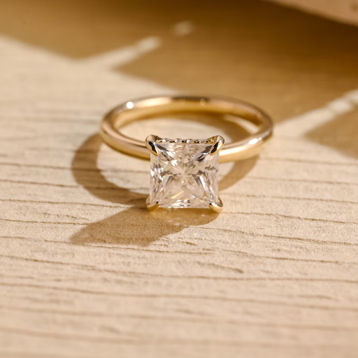 Picture of Princess Cut Solitaire Ring
