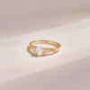 Picture of Side Stone Solitaire Ring
