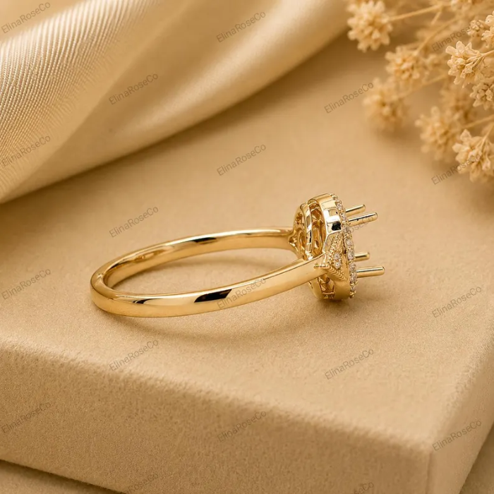 Picture of Cushion Cut Semi Mount Ring