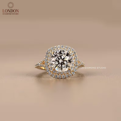 Picture of Double Halo Diamond Ring