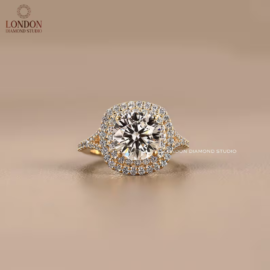 Picture of Double Halo Diamond Ring