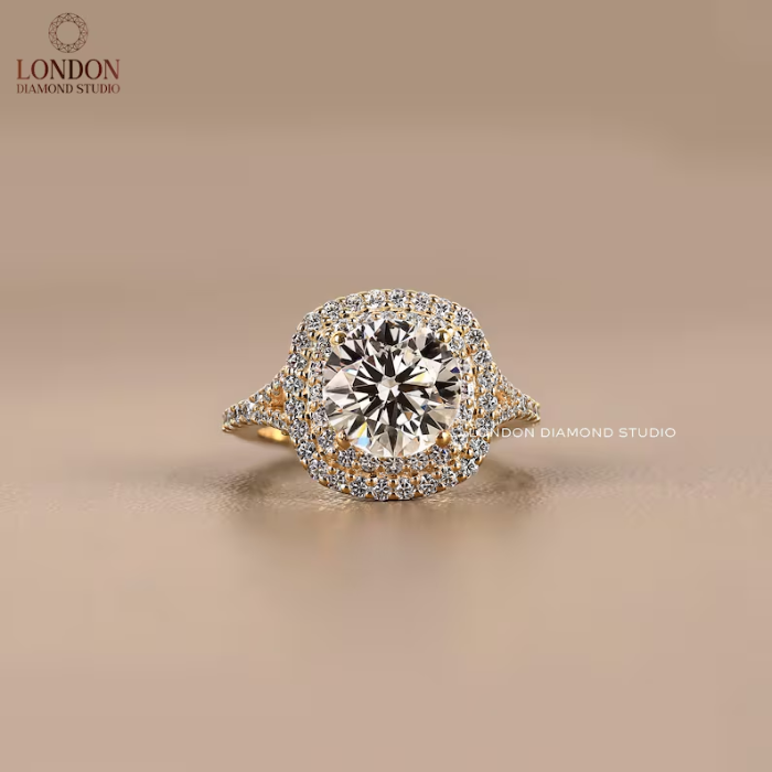 Picture of Double Halo Diamond Ring