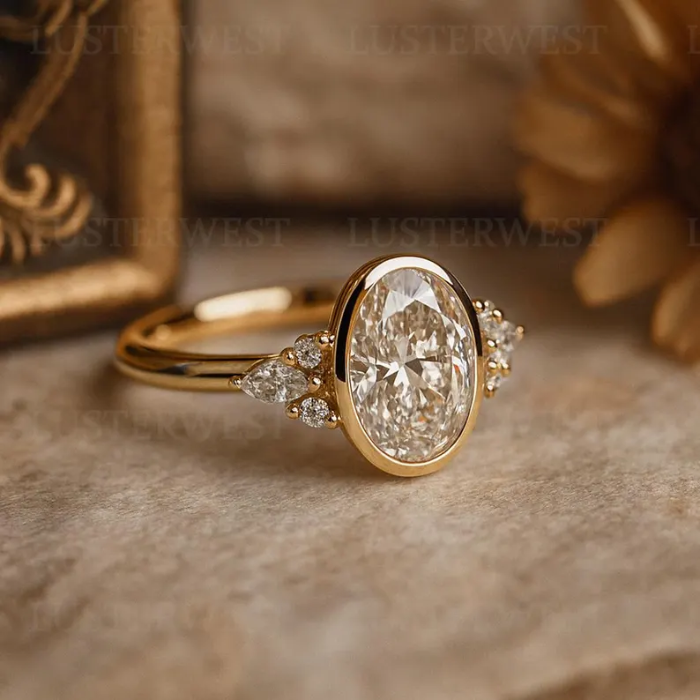 Picture of Modern Bezel Solitaire Ring